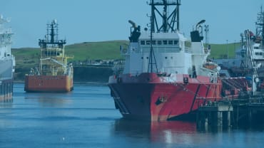 What documents can I expect to see in a marine finance transaction?